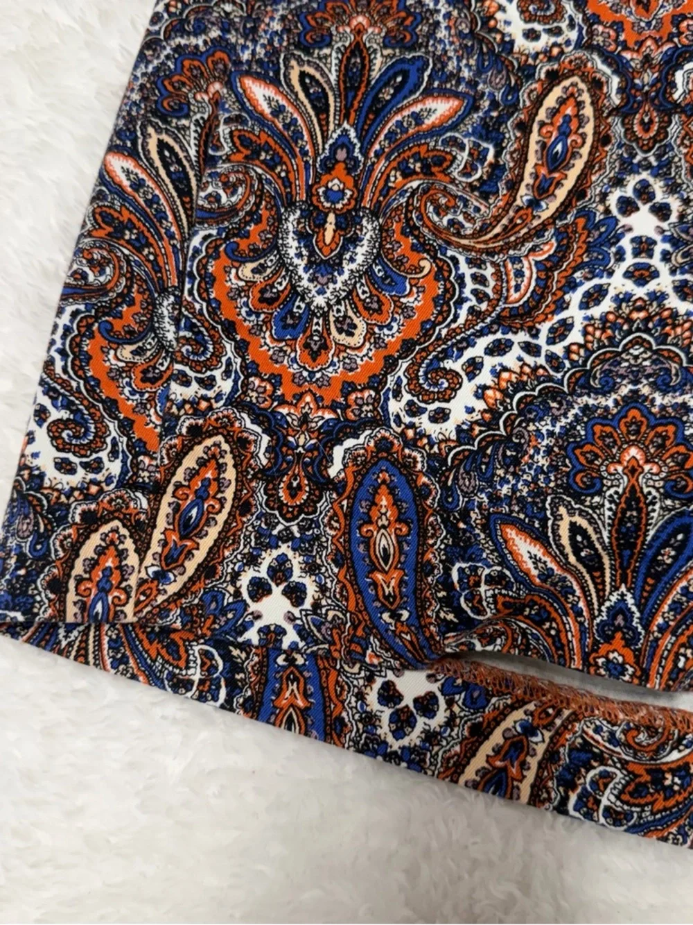 J. Crew Paisley Shorts Size 8